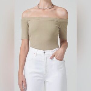 Citizens of Humanity Rey off shoulder top